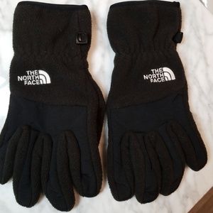 North Face Black Fleece Gloves